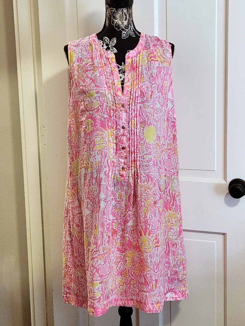 🌞HTF Lilly Pulitzer🌞 - Sarasota Linen Sleeveless Tunic Dress